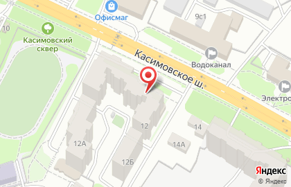 Торговая компания Спецодежда на Касимовском шоссе на карте