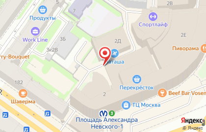 Сервисный центр ChestCom на площади Александра Невского на карте