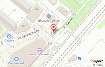 Донецкий храм на карте