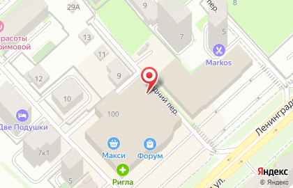 Mascotte на улице Ленинградской на карте