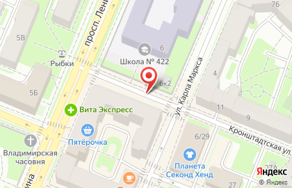 Ас-КамАз на Кронштадтской улице на карте