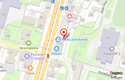 Галерея Самоцветов на Октябрьской улице на карте