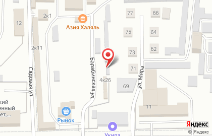 Магазин овощей и фруктов в Орджоникидзевском районе на карте