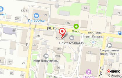 Почтовое отделение №404415 на карте