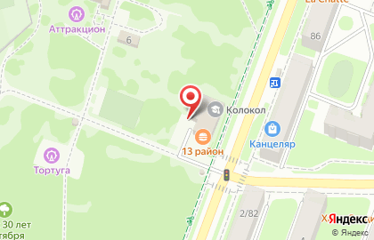 Кафе-бар Старый город на Большой Московской улице на карте