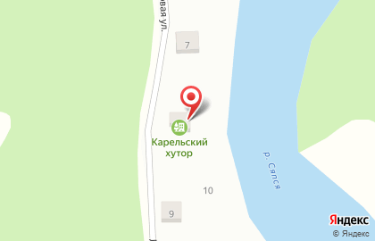 Туристическая база Карельский хутор на карте