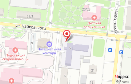 EKG на улице Чайковского на карте