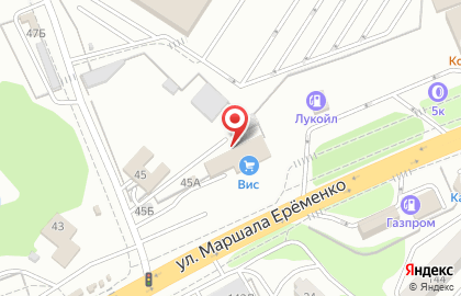 База строительных материалов ВиС в Краснооктябрьском районе на карте