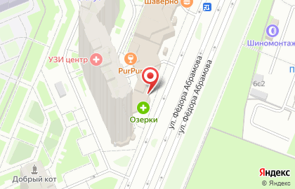 Кофейня Coffee Week на улице Фёдора Абрамова на карте