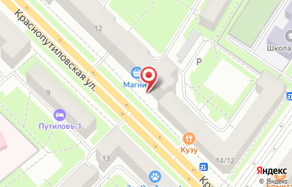 Аптека Магнит в Санкт-Петербурге на карте