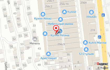 Магазин мебели в Махачкале на карте