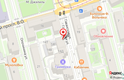 Аптека Лека-Фарм на метро Приморская на карте