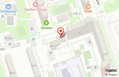 ОДС Жилищник района Солнцево на улице Главмосстроя, 9 к 1 на карте