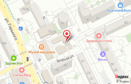Магазин тканей в Калининграде на карте