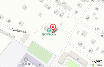 Дом культуры Юность на Фестивальной улице на карте