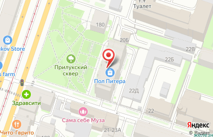 Косметологический кабинет Елены Лещинской в Фрунзенском районе на карте