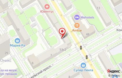 Бар Мята на Площади Гарина-Михайловского на карте
