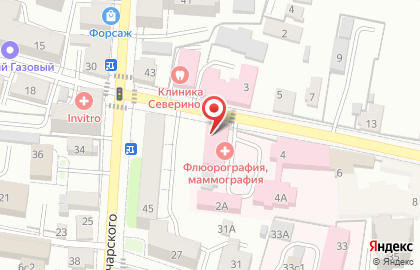 Городская поликлиника Первая городская поликлиника им. Красного Креста в Калуге на карте