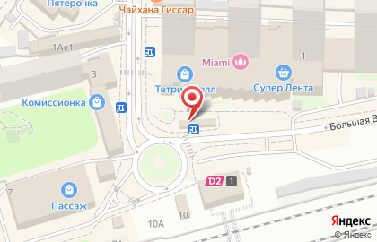 Магазин Добрынинский в Железнодорожном переулке в Красногорске на карте