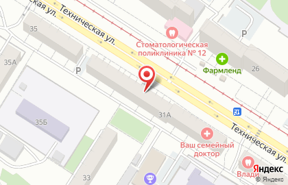 Кабинет терапии Рисалат Урал на карте