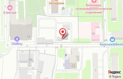 Автостоянка Камешек на карте