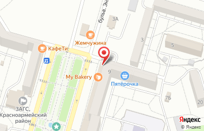 Магазин Красное & Белое в Волгограде на карте
