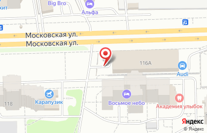 Мотосалон-сервис ТСК Мотор на Московской улице на карте
