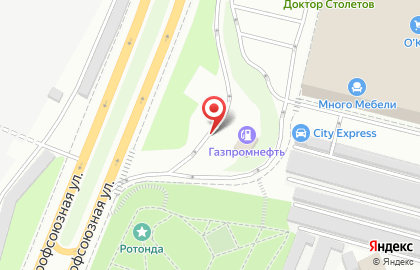 Банкомат Газпромбанк на Профсоюзной улице на карте