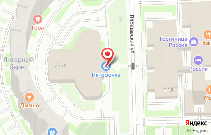 Супермаркет Пятёрочка в Санкт-Петербурге на карте