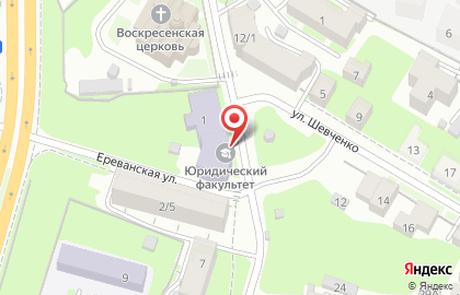 Столовая ННГУ им. Н.И. Лобачевского в Нижегородском районе на карте