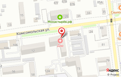 Клиника ДАР во Владивостоке на карте