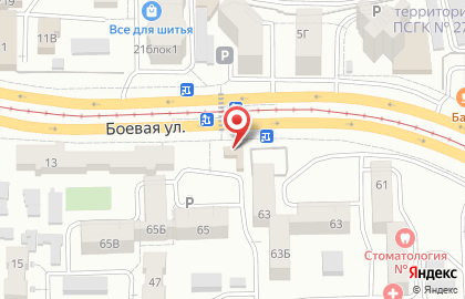 Магазин овощей и фруктов Яблоkо в Октябрьском районе на карте