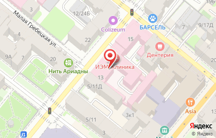 Институт Экспериментальной Медицины на Малом проспекте Петроградской стороны на карте