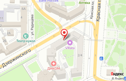 Курская региональная общественная организация Союз архитекторов России на карте