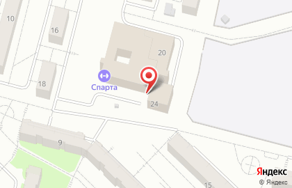 Парикмахерская Iris в Центральном районе на карте