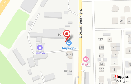 Служба эвакуации Везет26 на Вокзальной улице на карте