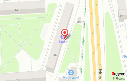 Парикмахерская Мисс на Морском проспекте на карте
