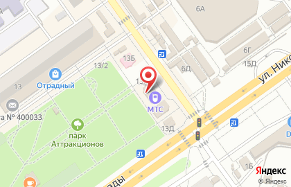 Магазин-пекарня Хлебный дом в Тракторозаводском районе на карте
