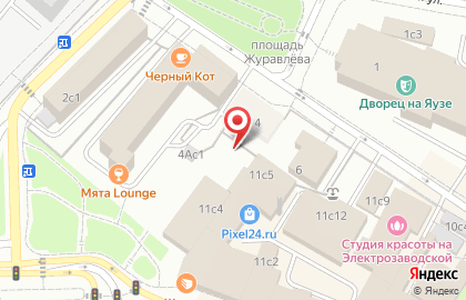 Атлантис на Электрозаводской на карте