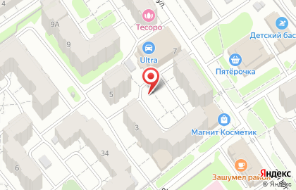Пятерочка в Кировском районе на карте
