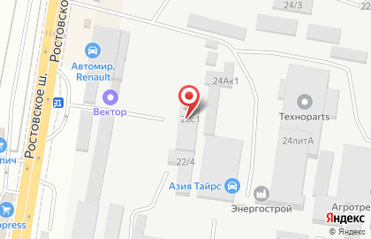 Торговый Дом КЛИМАТПРОФ на улице Ростовское Шоссе на карте