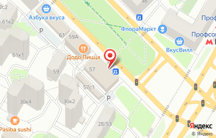 Сеть линзоматов Визор на Нахимовском проспекте на карте