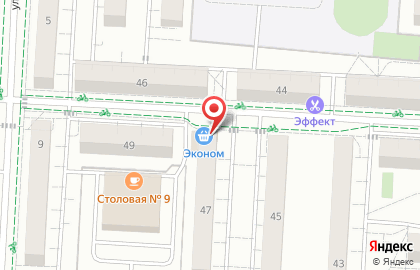 Продуктовый магазин Econom Market на карте