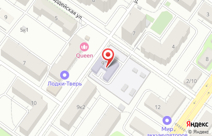 Детский сад №23 в Твери на карте