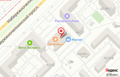 ОАО Волга-Кредит Банк на Набережночелнинском проспекте на карте