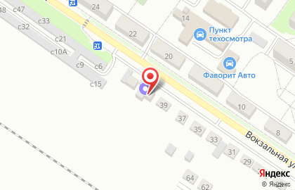 Церковь Христиан Адвентистов Седьмого Дня на Вокзальной улице на карте
