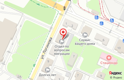 Отдел по вопросам миграции управления МВД РФ по г. Волжский Волгоградской области на карте