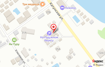 Радужный берег на Катунской улице на карте