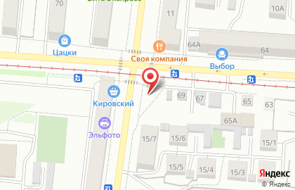 Киоск по продаже мясных деликатесов Черкашин и Партнёръ на улице Татищева на карте