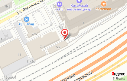 Мосводоканал в Москве на карте